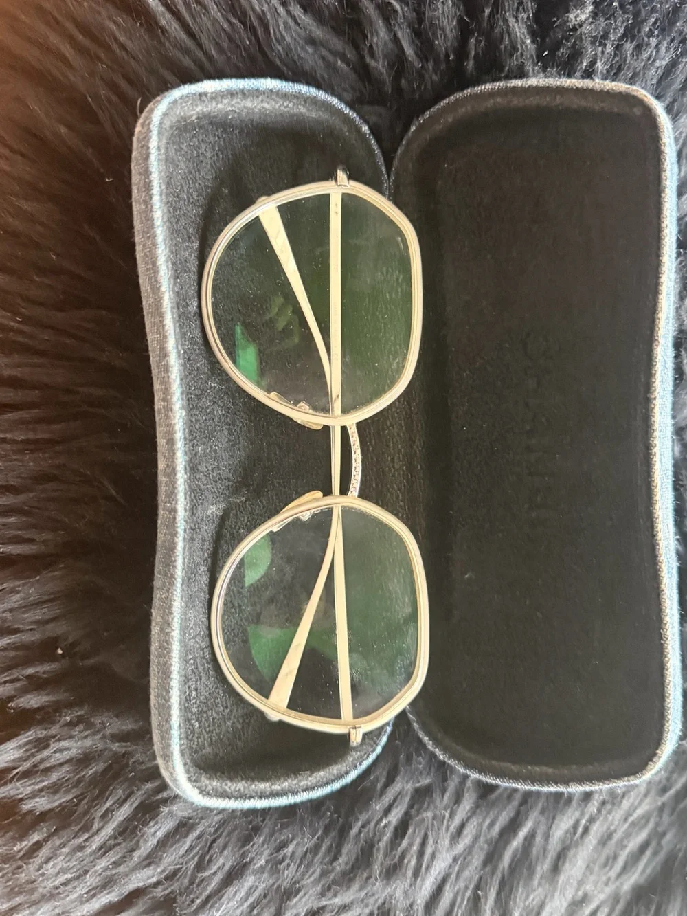 CHANEL Round Metal Women's Glasses